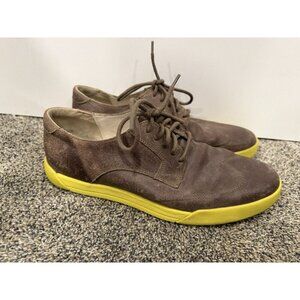 cole haan air jasper wingtip brown suede volt green Size 9.5